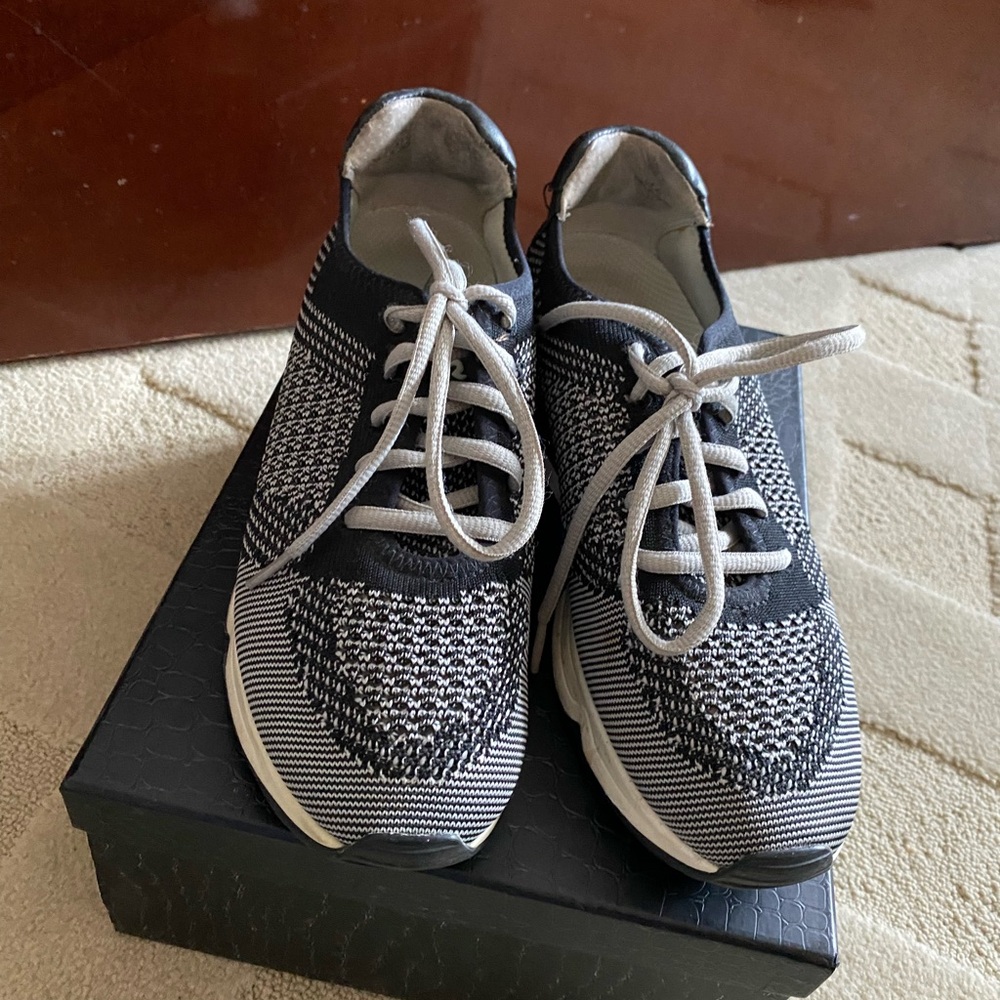 ASH  Brand Black and White fashion Sneakers